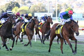Bonneval (NZ) claims the Group 2 Dato Tan Chin Nam Stakes at Moonee Valley. 